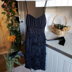 Medium Sweet Storm black roses dress